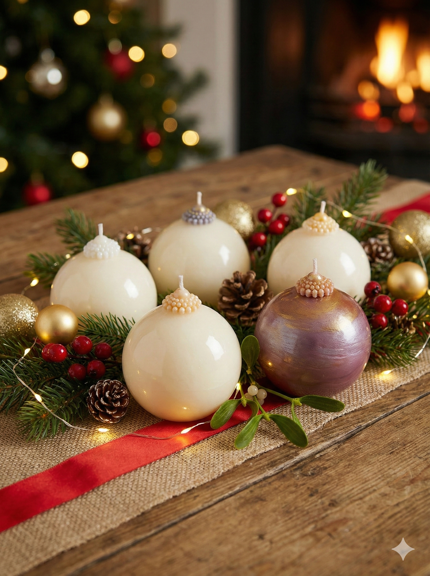 BOLAS PORCELANA NAVIDEÑAS